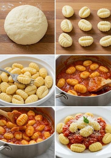 Nhoque ao Molho de Tomate